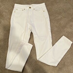 Michael Kors Selma Slinny white jeans​ size 2